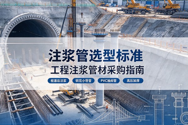 裕华注浆管选型标准